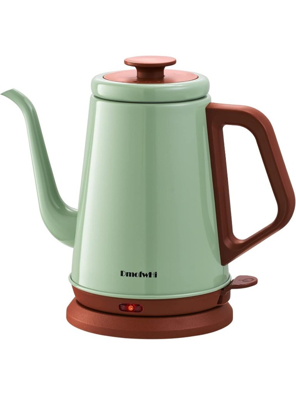 1.0L Green Gooseneck Electric Kitchen Kettles Stainless Steel BPA Free Pour Over